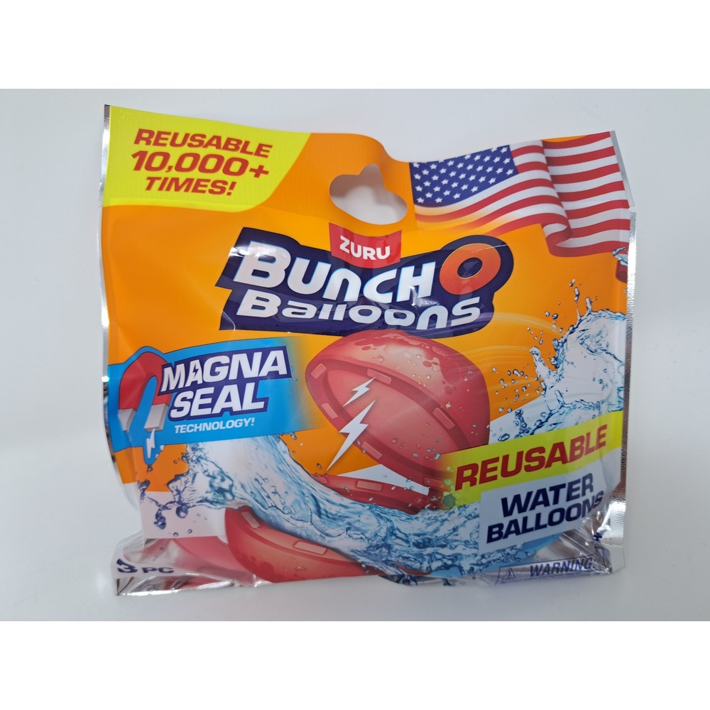 NEW Zuru Bunch O Balloons Reusable Water Balloons 1-3pk Magna Seal Soppycid